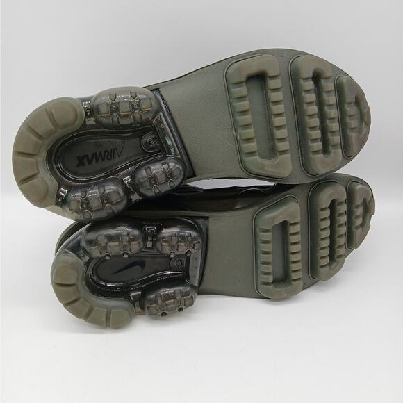 Nike Air VaporMax Light 2 Sock Boot Cargo Khaki Green Black Women's Size 7 - Picture 7 of 12